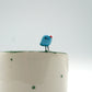 Tazzina “Birds” in ceramica con uccellino - decoro a Pois